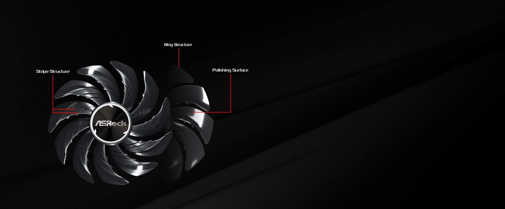 VGA Striped Axial Fan